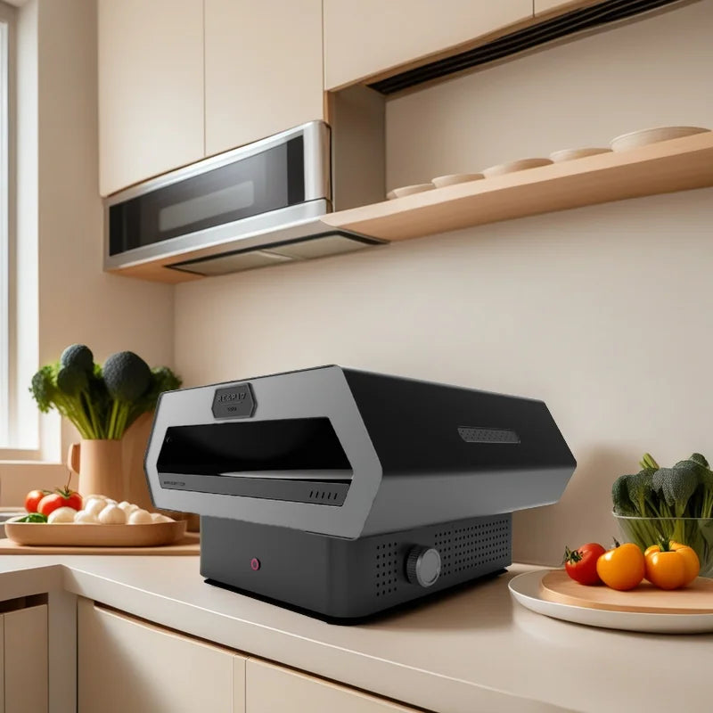 Baking Oven360 Degree Automatic Rotating Gas Pizza Oven Outdoor Kitchen Folding Cooking Baking BBQ Garden Toasters Modern Pizza