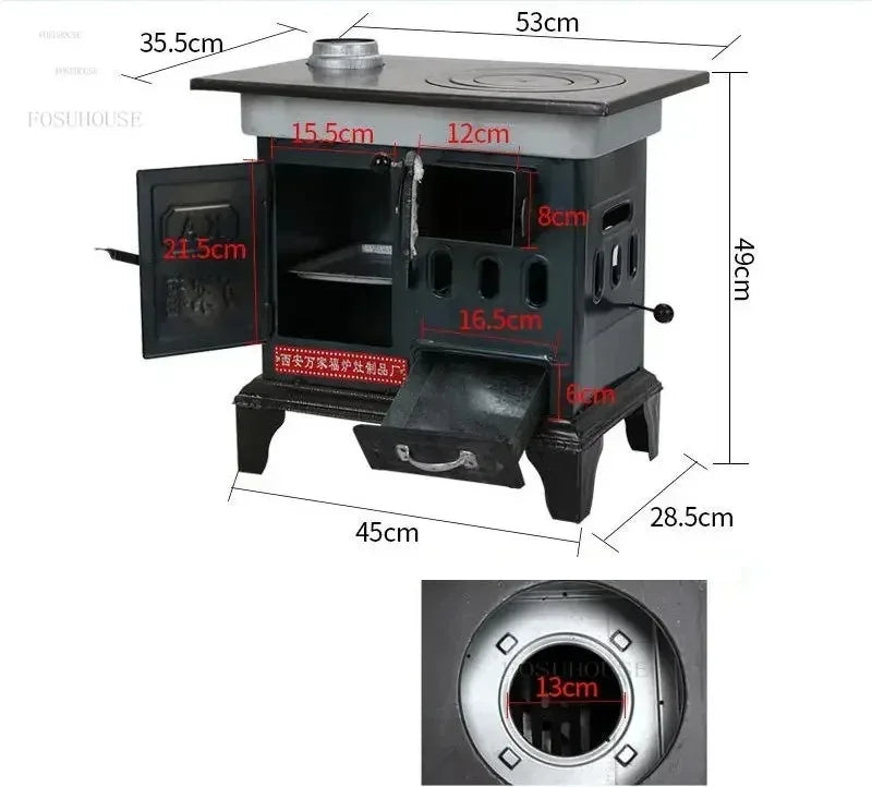 Outdoor Stoves Firewood Portable Camping Multifunction Burner for Home Stoves Kitchens Travel Nature Hike Camp Equipment