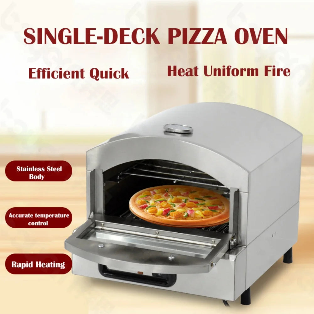Italy Pizza Baking Equipment Commercial 12 16 Inch Mini Home Portable Electric Gas Pizza Oven Outdoor Camping Gas Pizza Oven
