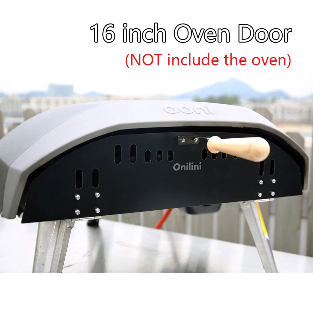 Onilini 12 inch or 16 inch Pizza Oven Door for OONI Koda, Perfected Size for OONI Koda Pizza Oven