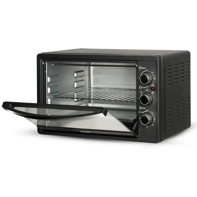 Electric Oven Large Capacity Multifunctional Visible Baking Home Smart Cake and Breakfast Make Pizza Making Electric Toast Oven