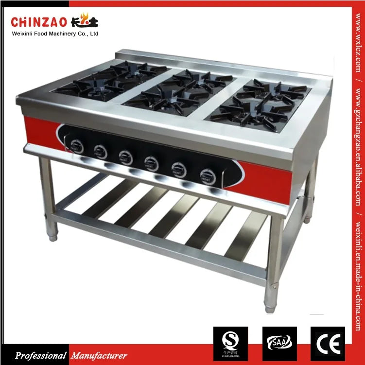 Standing Gas Burner Multi-cooker Cooktop Commercial Restaurant Equipment Gas Burner For Pizza Oven