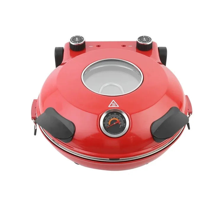 1200W pizza maker Electric cake pan deepened 420℃ pancake pan double-sided heated frying oven crepe maker sandwich bread maker