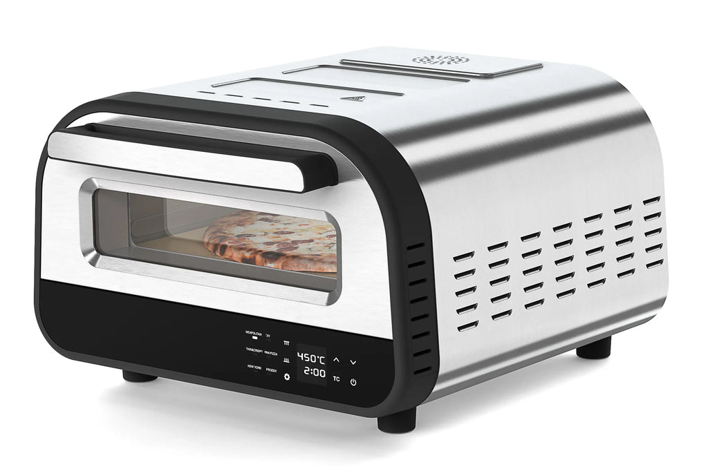 Pizzeria Indoor Pizza Oven, with Multi Pizza Presets & Simple Touch Controls, Electric, New